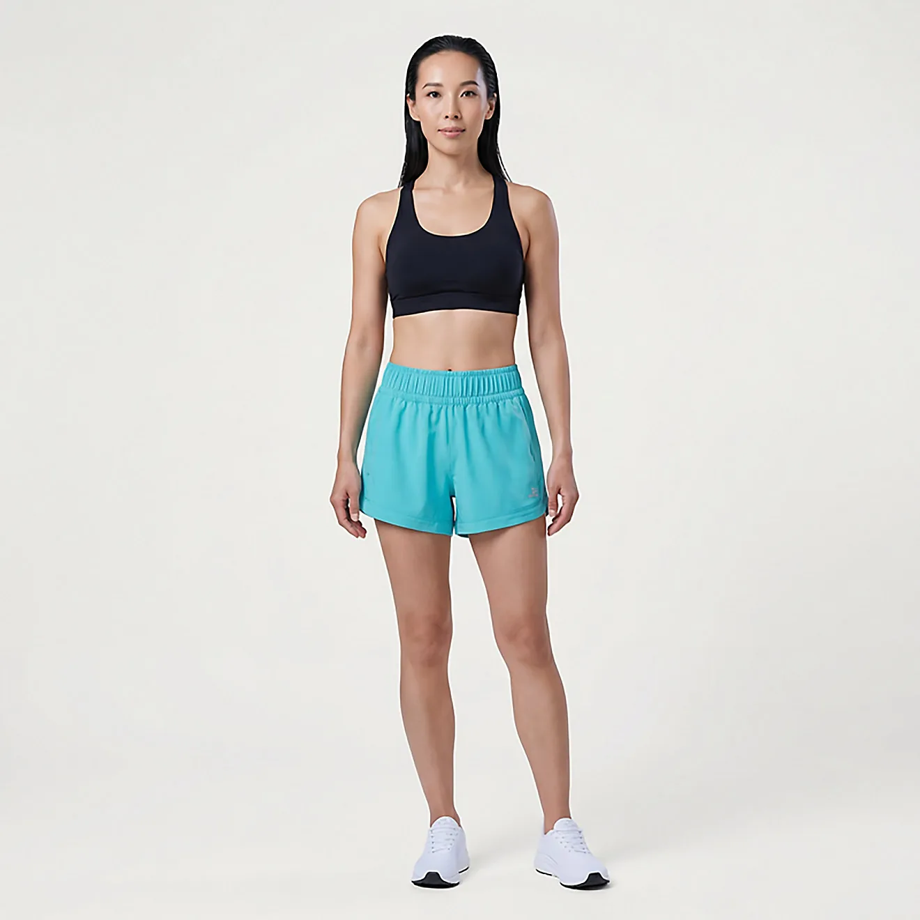 bcg womens piped pocket shorts 35 in